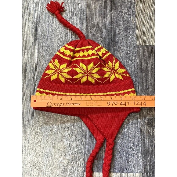 Vintage Moriarty Knit Wool Ski Hat Snowboard Winter Beanie Handcrafted Vermont - Picture 11 of 14